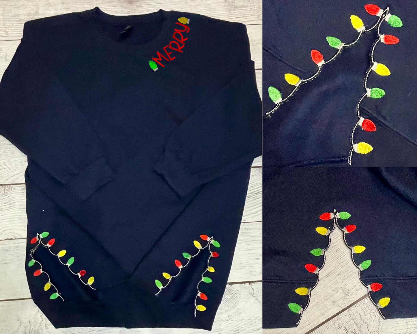 Merry Neckline with Lights