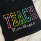 Personalized TEACH Varsity Letter Shirt