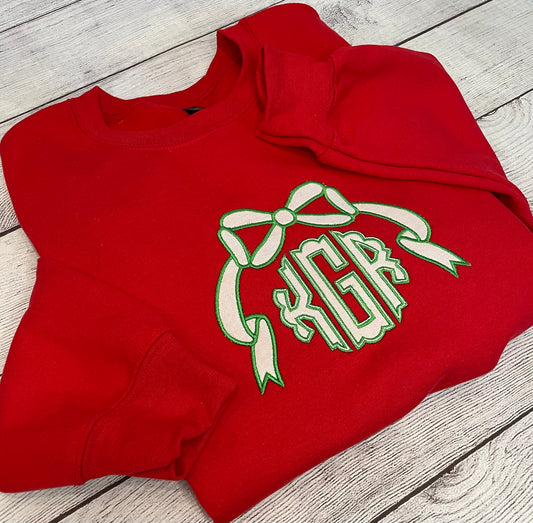 Monogram with Bow