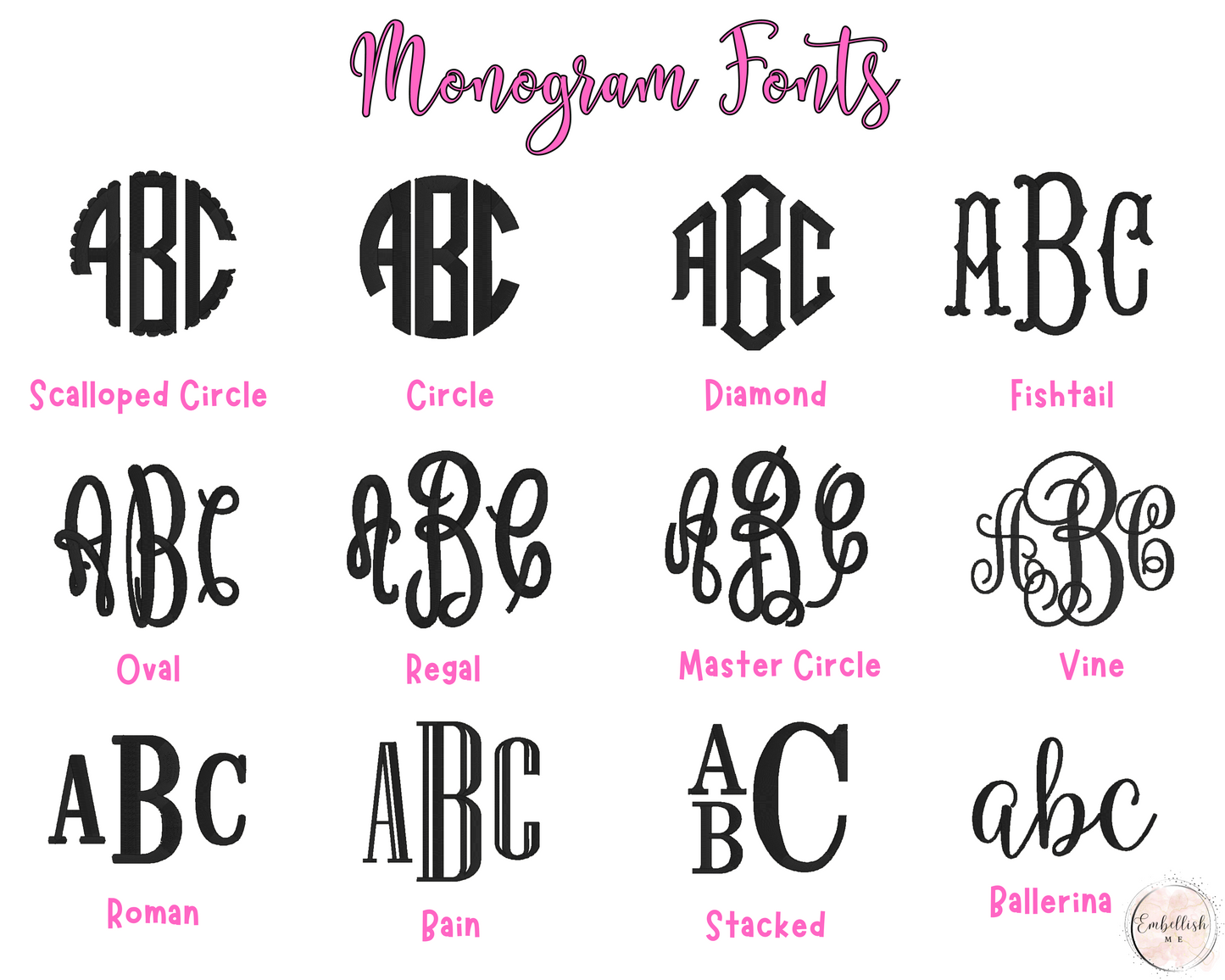 Women's Monogramed Solid Color Hat