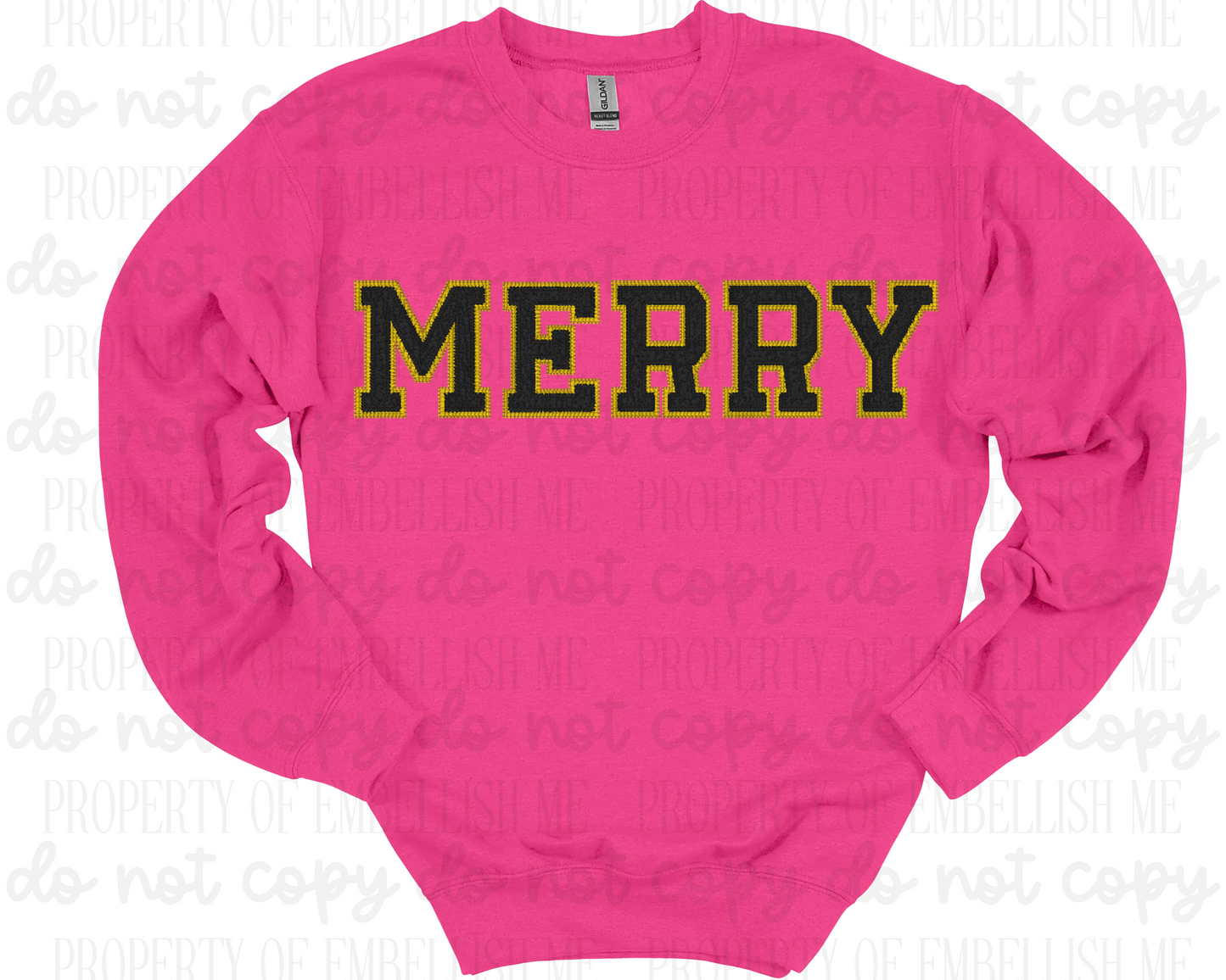 MERRY Varsity Letter Crewneck