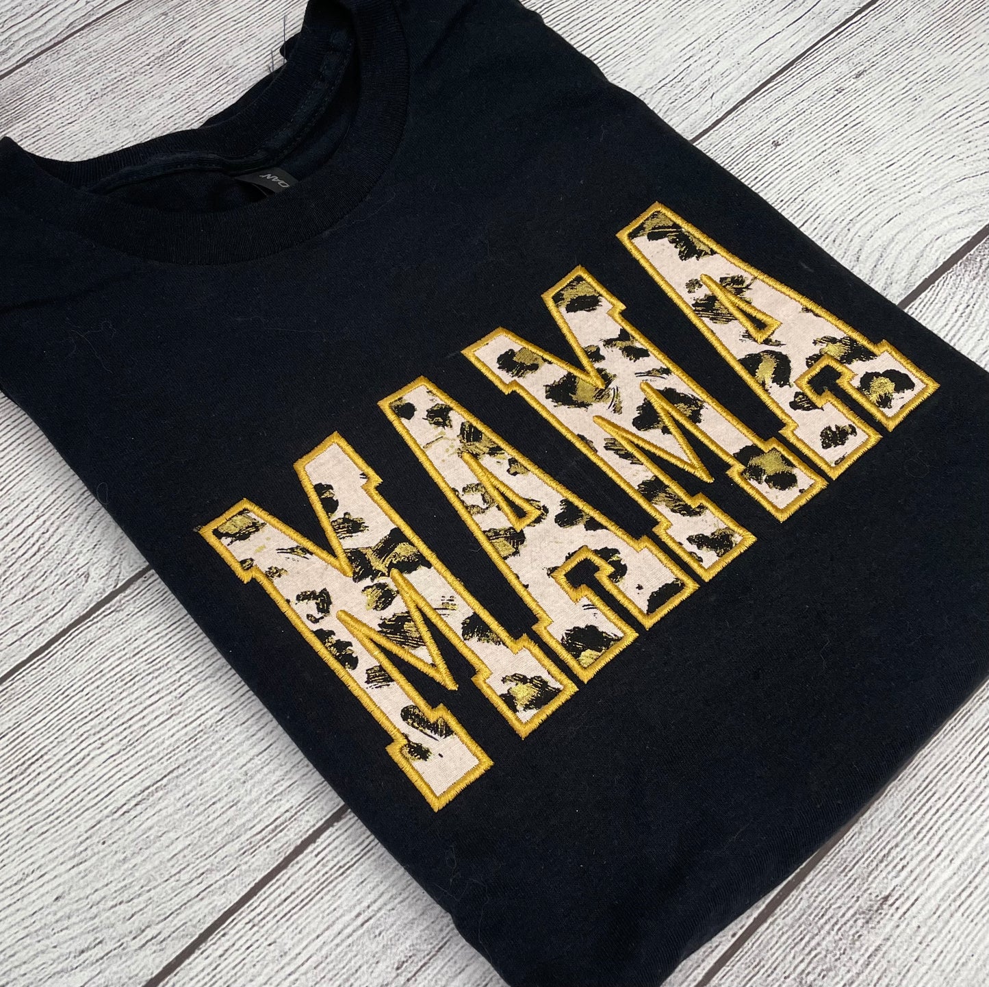 Leopard Mama Applique Shirt