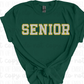 Personalized Faux Chenille Letter Shirt