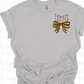 Team shirt with bow