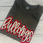 Georgia Bulldogs Applique Shirt
