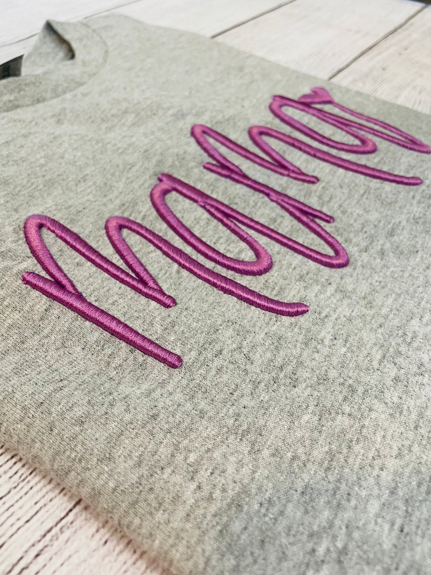 3D Mama Puff Shirt with heart
