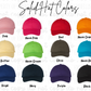Women's Monogramed Solid Color Hat