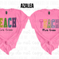 Personalized TEACH Varsity Letter Shirt