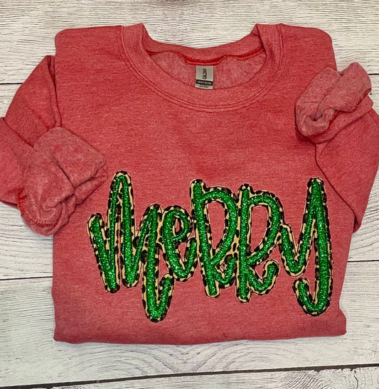 Double Applique Merry Shirt