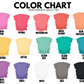 Adult Monogramed Comfort Color T-shirt