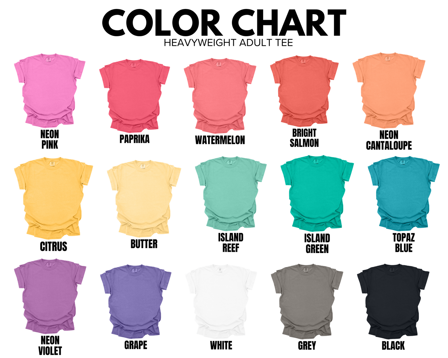 Adult Monogramed Comfort Color T-shirt