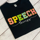 Faux Chenille Varsity Letter Teacher Shirt