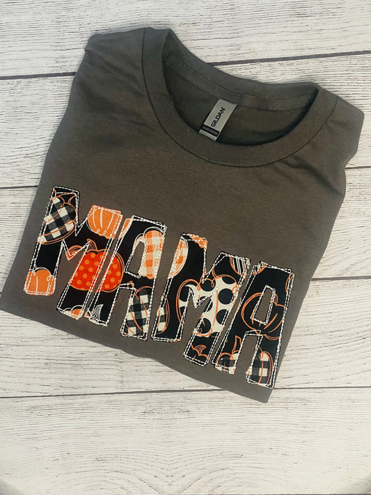 Fall Mama Applique Shirt