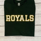 Personalized Faux Chenille Letter Shirt
