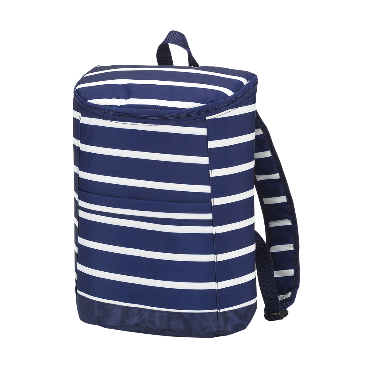 Navy Stripe Cooler Backpack