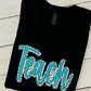 Short Sleeve TEACH Applique Shirt